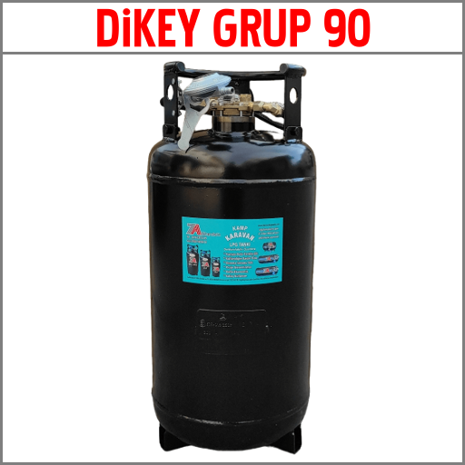 Dikey Tak Kullan Karavan Lpg Tankları