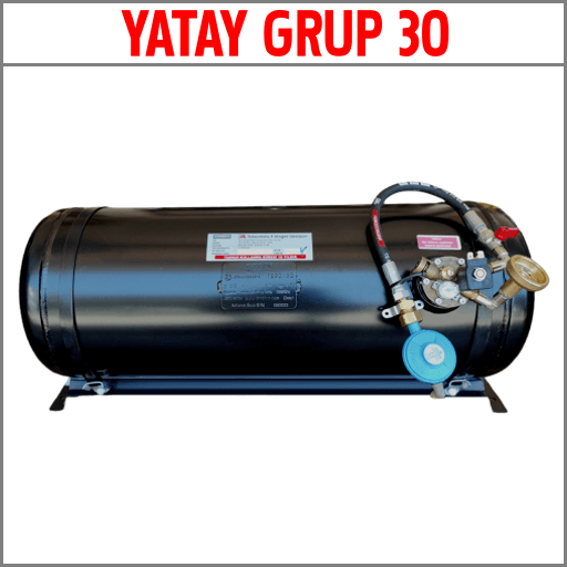 Yatay Tak Kullan Karavan Lpg Tankları GRUP 30