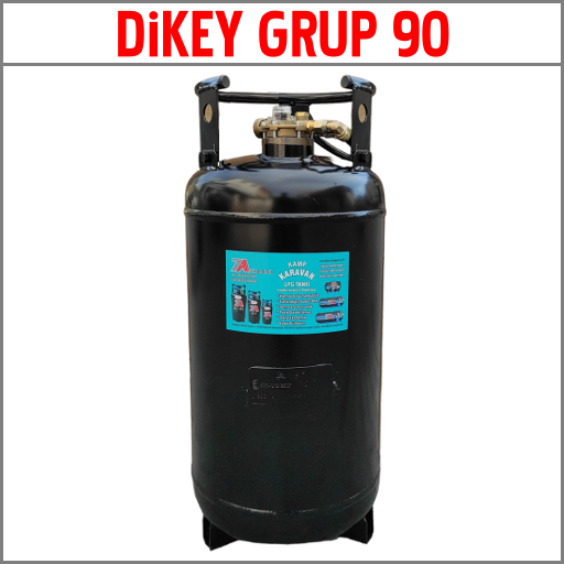 Dikey Kollektörlü Karavan Lpg Tankları