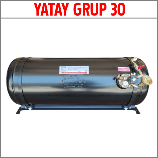 Yatay Kollektörlü Karavan Lpg Tankları GRUP 30