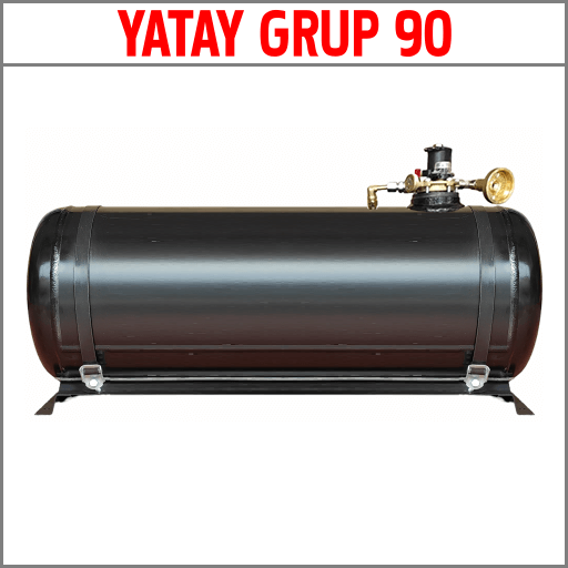 Yatay Kollektörlü Karavan Lpg Tankları GRUP 90