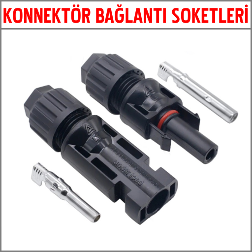 Solar Konnektör Bağlantı Soketleri