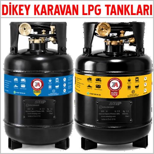 DİKEY Karavan Lpg Tankları