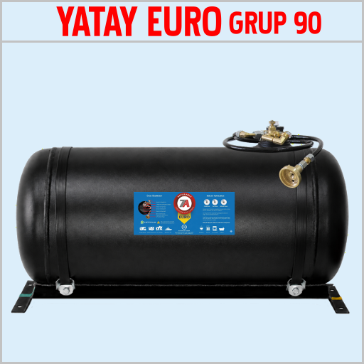 YATAY EURO GRUP 90 Karavan Lpg Tankları