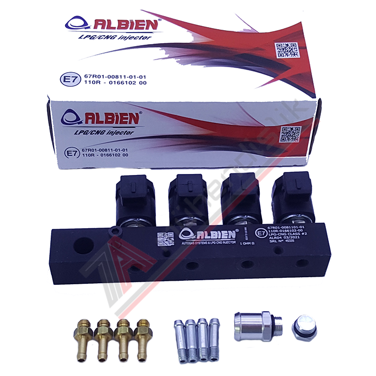 Albien Landirenzo Plus Uyumlu 4 Silindir 1 Ohm Lpg Enjektörü