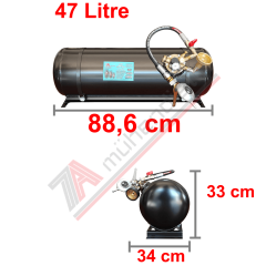 47 Lt Tak Kullan Karavan Lpg Tankı