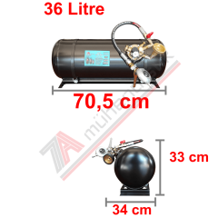 36 Lt Tak Kullan Karavan Lpg Tankı