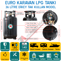 36 Lt EURO Karavan Lpg Tankı