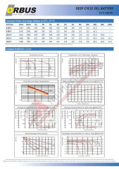 Orbus Derin Deşarj Karbon Jel Akü 12V 100Ah