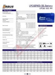 Orbus Jel Akü 12V 100Ah