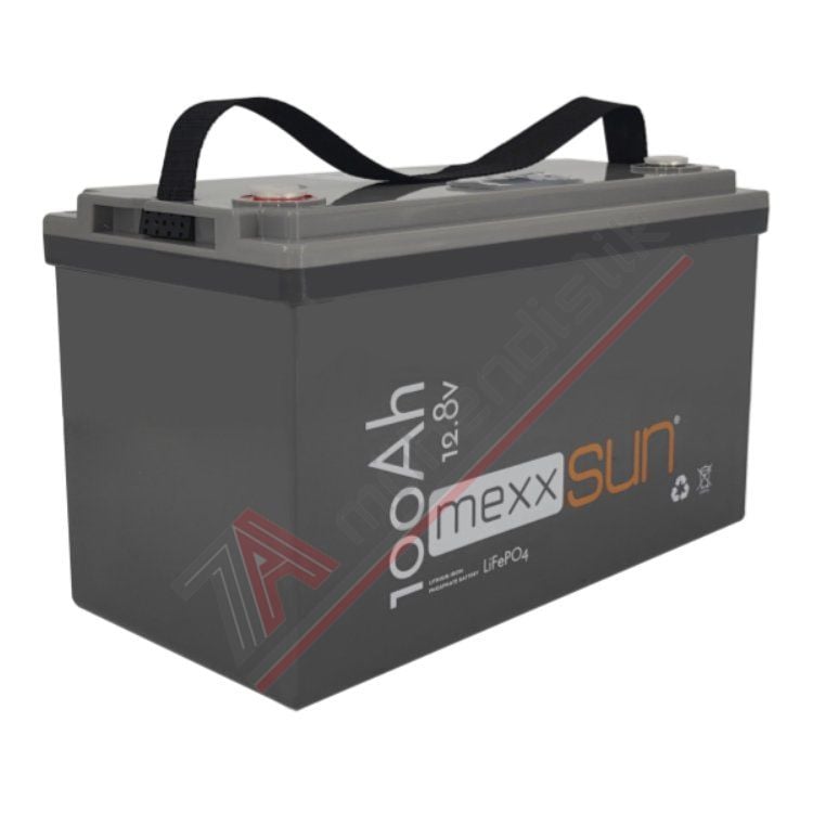 Mexxsun Lityum Akü 12,8V 100Ah (LiFePo4) 1280Wh