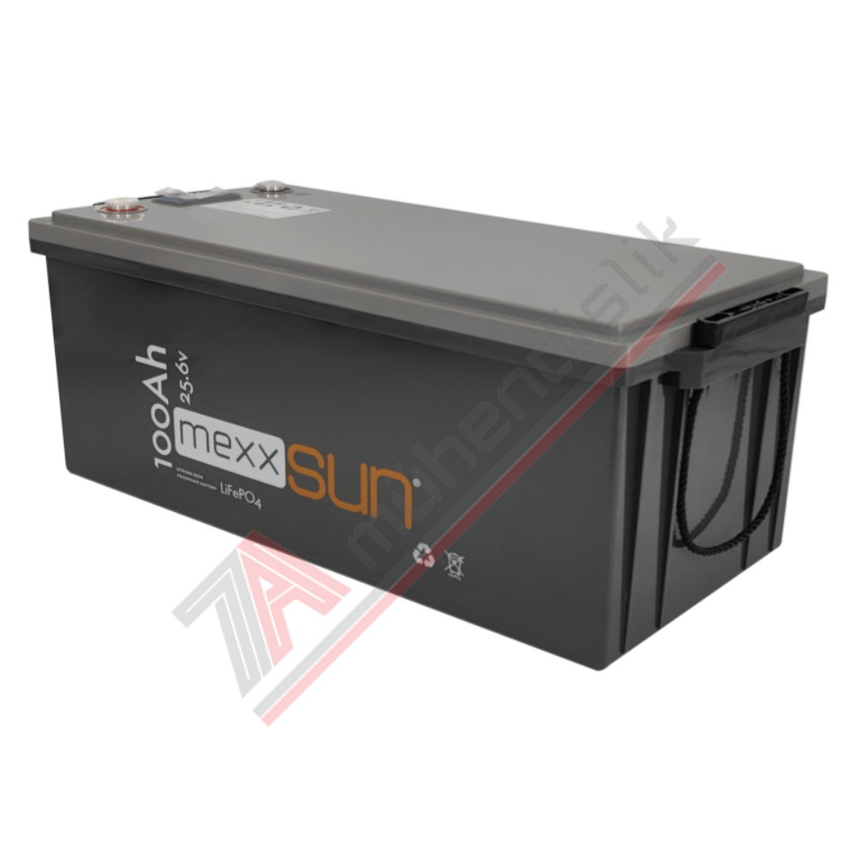 Mexxsun Lityum Akü 25,6V 100Ah (LiFePo4) 2560Wh