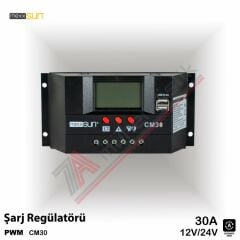 Mexxsun PWM Şarj Kontrol Cihazı 30A 12/24V - CM30