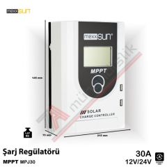 Mexxsun MPPT Şarj Kontrol Cihazı 30A 12/24V - MPJ30