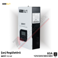 Mexxsun MPPT Şarj Kontrol Cihazı 60A 12/24/48V - PC18F-60A