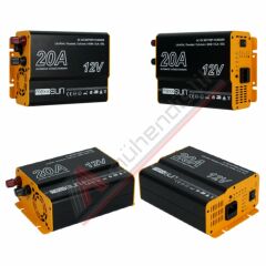 Mexxsun AC-DC Akü Şarj Cihazı 12V-20A