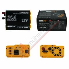 Mexxsun AC-DC Akü Şarj Cihazı 12V-20A