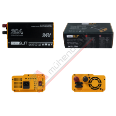 Mexxsun AC-DC Akü Şarj Cihazı 24V-20A