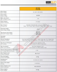 Mexxsun AC-DC Akü Şarj Cihazı 24V-20A