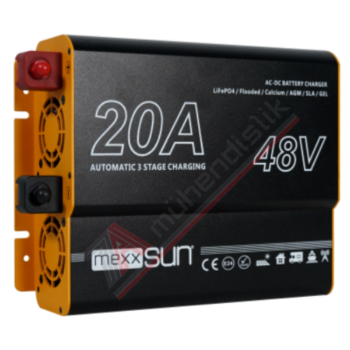 Mexxsun AC-DC Akü Şarj Cihazı 48V-20A