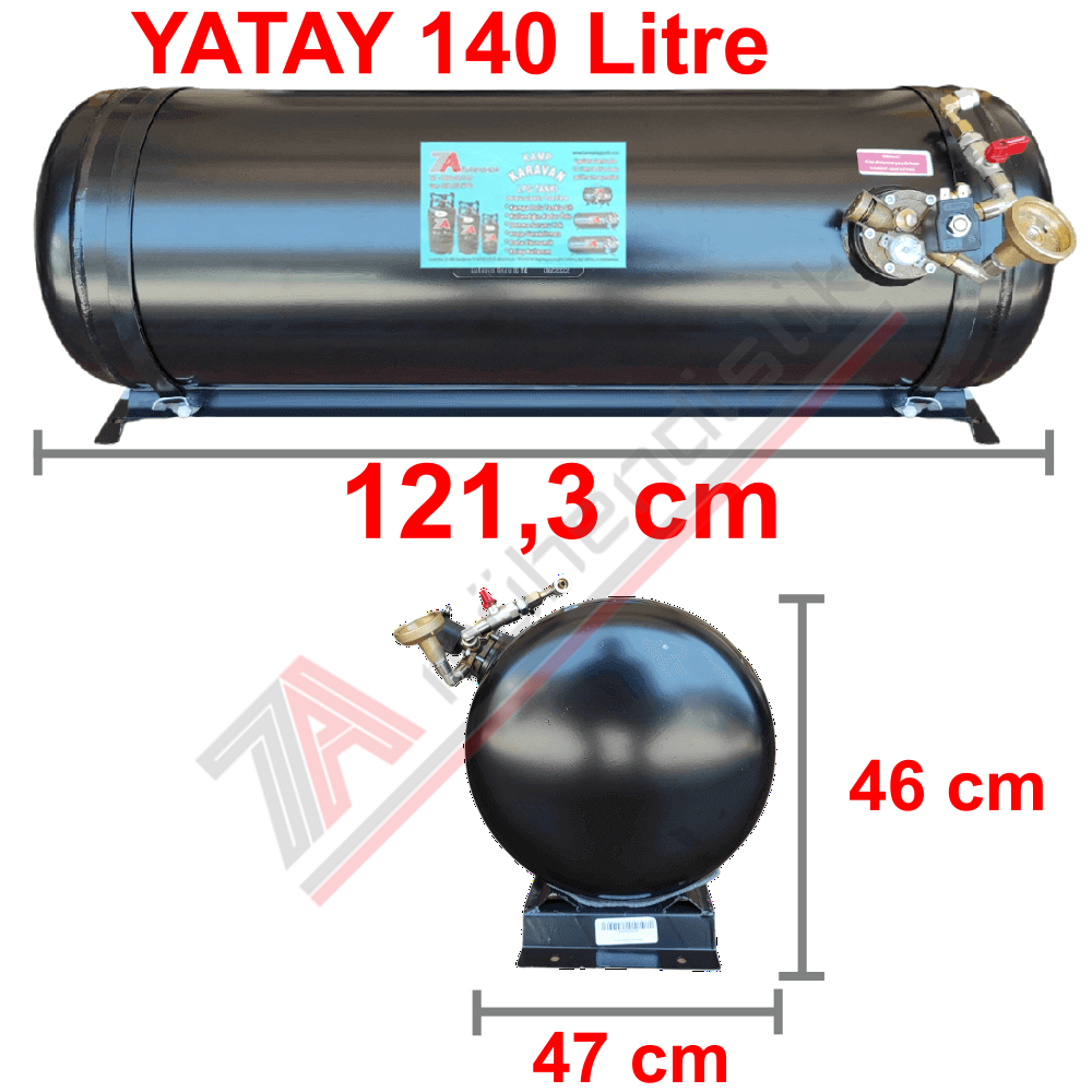 140 Lt Kollektörlü Karavan Lpg Tank