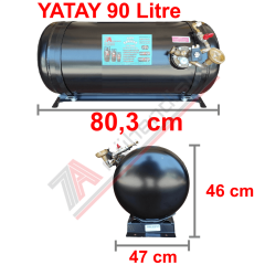 90 Lt Kollektörlü Karavan Lpg Tankı