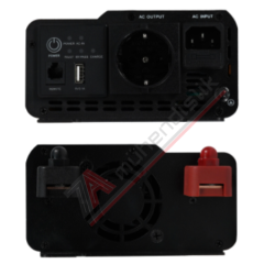 Mexxsun Tam Sinüs UPS Karavan İnverter (Remote Ekran) 12V 600W