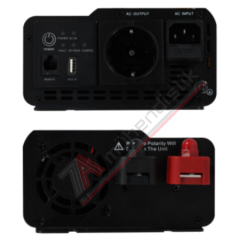 Mexxsun Tam Sinüs UPS Karavan İnverter (Remote Ekran) 12V 1000W