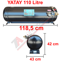 110 Lt Kollektörlü Karavan Lpg Tank