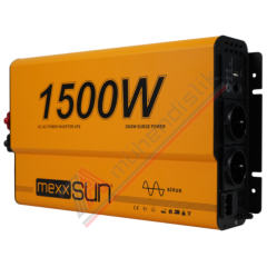 Mexxsun Tam Sinüs UPS Karavan İnverter (Remote Ekran) 12V 1500W