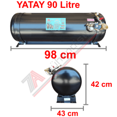 90 Lt Kollektörlü Karavan Lpg Tank
