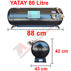 80 Lt Kollektörlü Karavan Lpg Tank