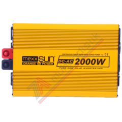 Mexxsun Tam Sinüs UPS Karavan İnverter (Remote Ekran) 12V 2000W