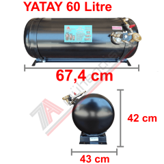 60 Lt Kollektörlü Karavan Lpg Tank