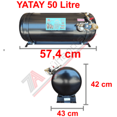 50 Lt Kollektörlü Karavan Lpg Tank