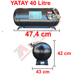 40 Lt Kollektörlü Karavan Lpg Tank