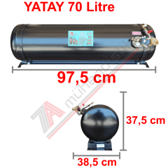 70 Lt Kollektörlü Karavan Lpg Tank