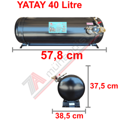 40 Lt Kollektörlü Karavan Lpg Tank