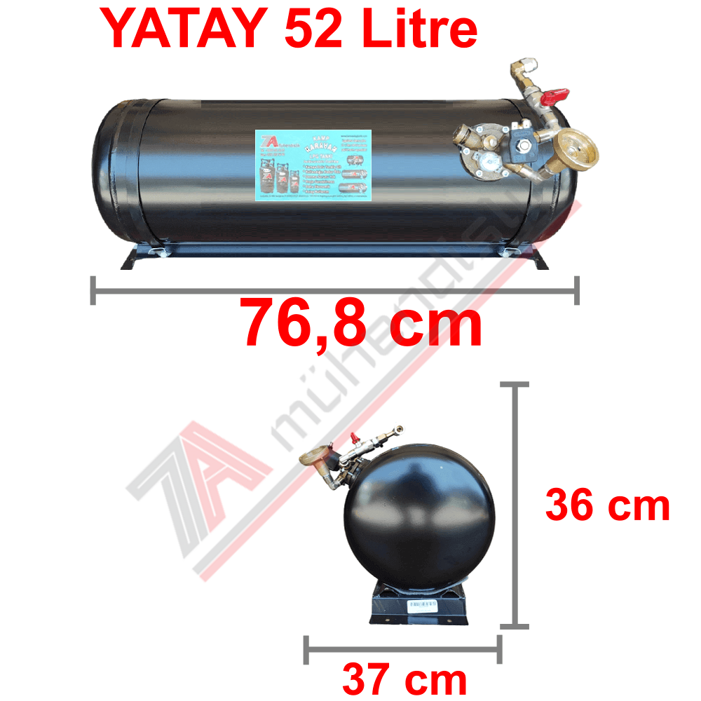 52 Lt Kollektörlü Karavan Lpg Tank
