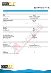 Mexxsun 8KW Tam Sinüs Akıllı İnverter 48V 8000W Twin (MAX 8000)