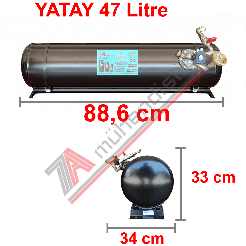41 Lt Kollektörlü Karavan Lpg Tank