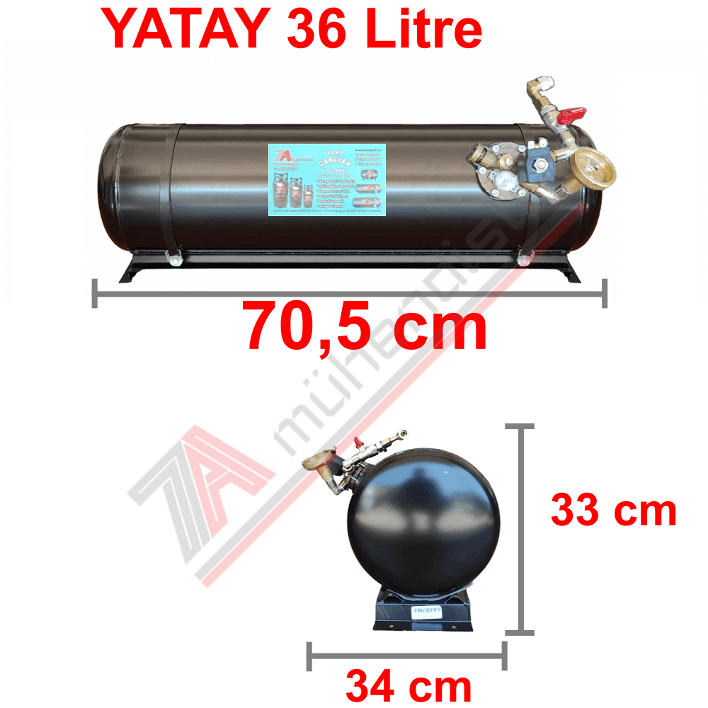36 Lt Kollektörlü Karavan Lpg Tank