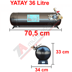 36 Lt Kollektörlü Karavan Lpg Tank