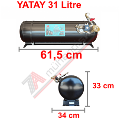 31 Lt Kollektörlü Karavan Lpg Tank