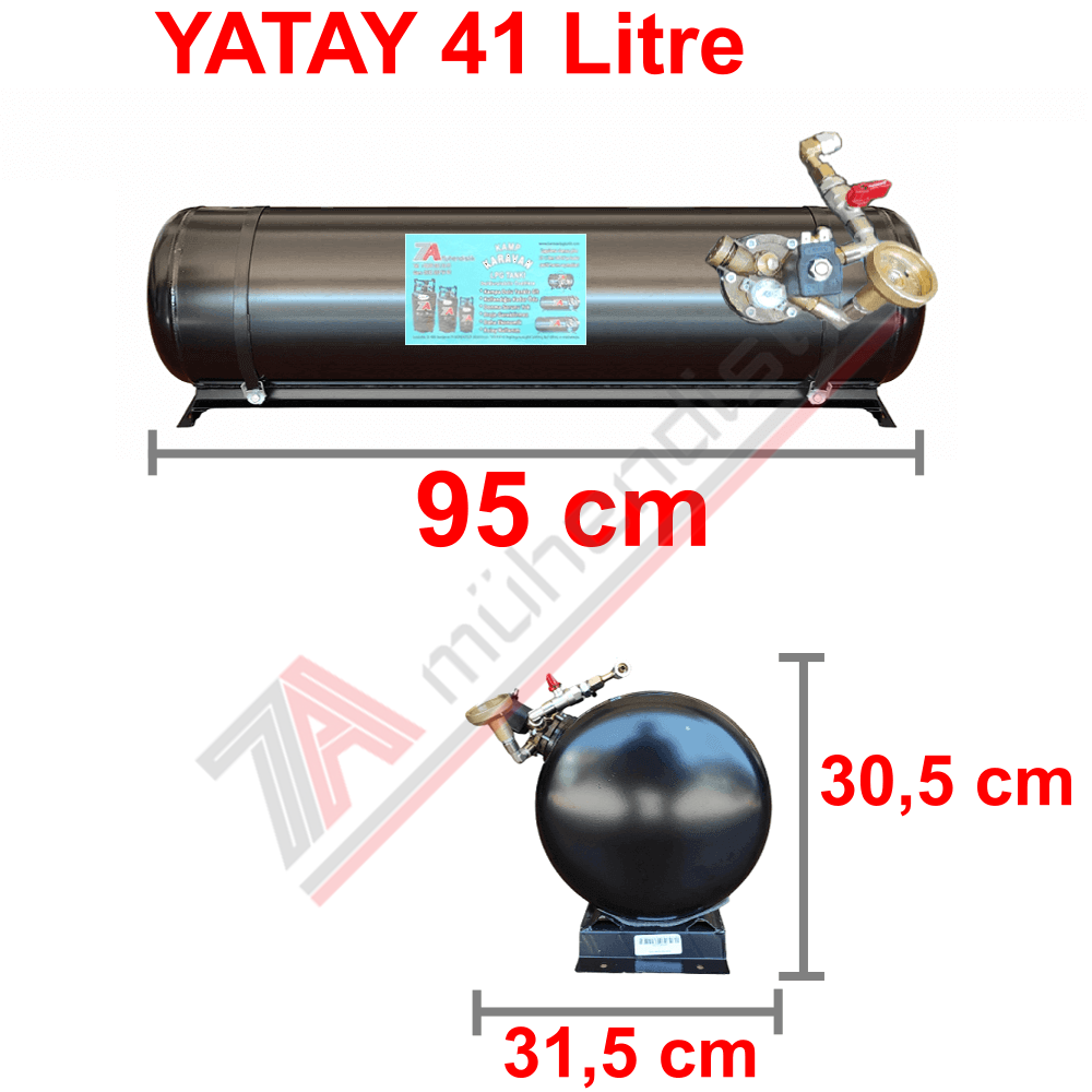 41 Lt Kollektörlü Karavan Lpg Tank