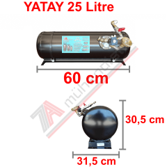 25 Lt Kollektörlü Karavan Lpg Tank