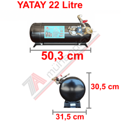 22 Lt Kollektörlü Karavan Lpg Tank