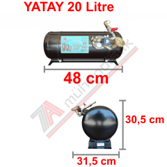 20 Lt Kollektörlü Karavan Lpg Tank