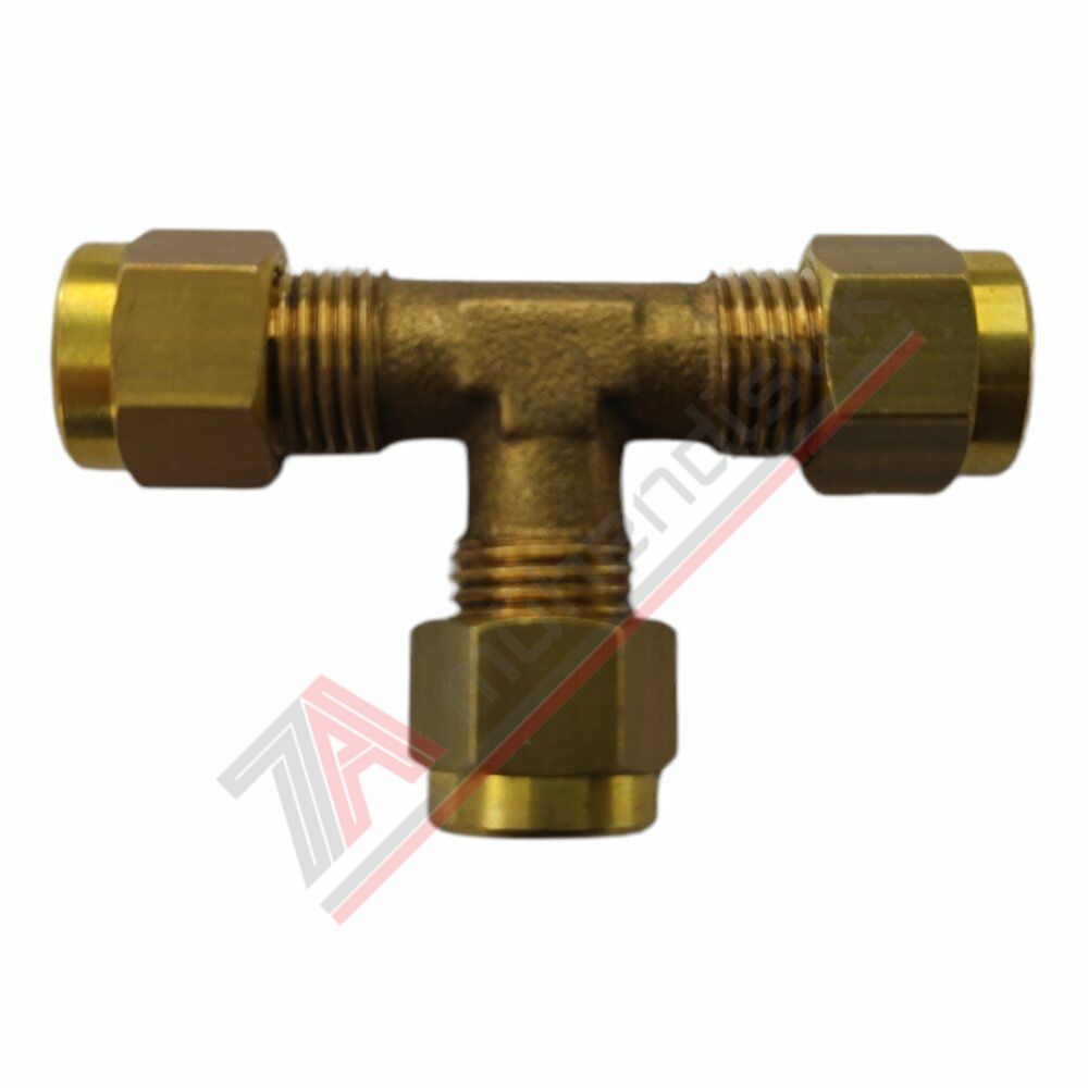 Bakır Boru Birleştirme T Aparatı 8 lik (8x8x8mm)