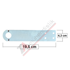 Lpg Dolum Ağzı Metal Montaj Ayağı Uzun 19,5 cm